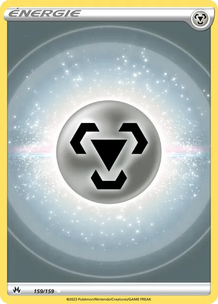 Énergie Métal, carte Pokémon CRZ 159 — extension Zénith Suprême