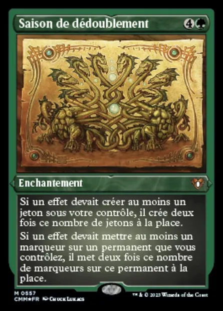 Saison de dédoublement, carte Magic CMM 557 — extension Commander Masters