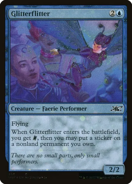 Glitterflitter, Magic card UNF 334 — Unfinity set