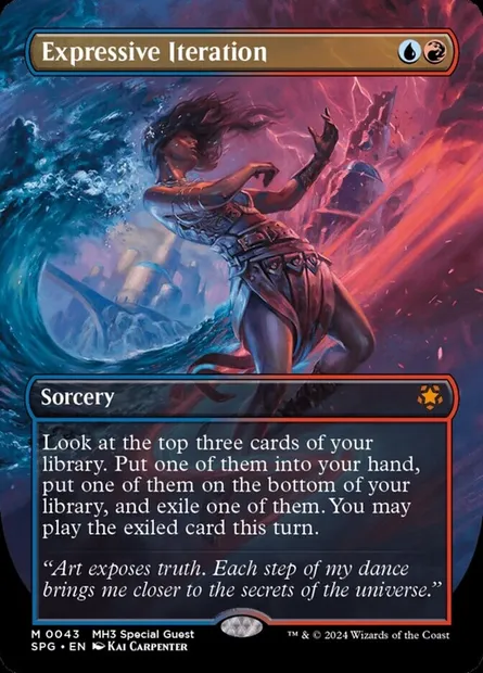 Expressive Iteration, Magic card SPG 43 — Special Guests set