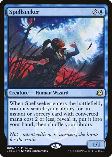 Spellseeker, Magic card J20 3 — Judge Gift Cards 2020 set