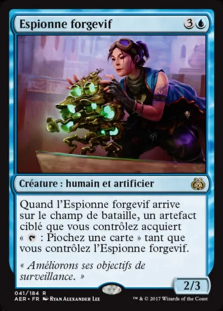 Espionne forgevif, carte Magic AER 41 — extension La révolte éthérique