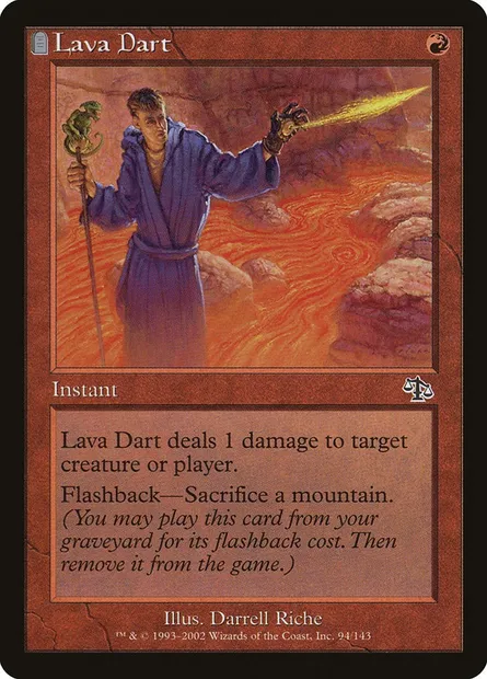 Lava Dart, Magic card JUD 94 — Judgment set
