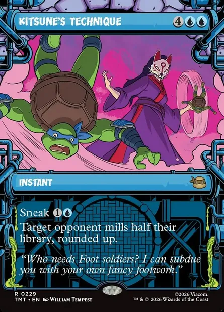 Kitsune's Technique, Magic card TMT 229 — Teenage Mutant Ninja Turtles set