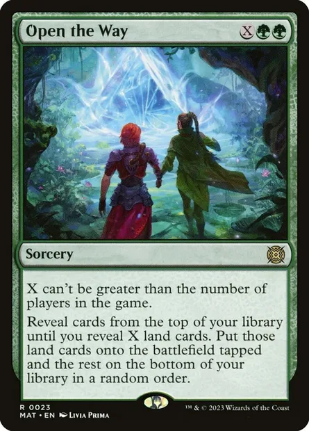 Open the Way, Magic card MAT 23 — March of the Machine: The Aftermath set
