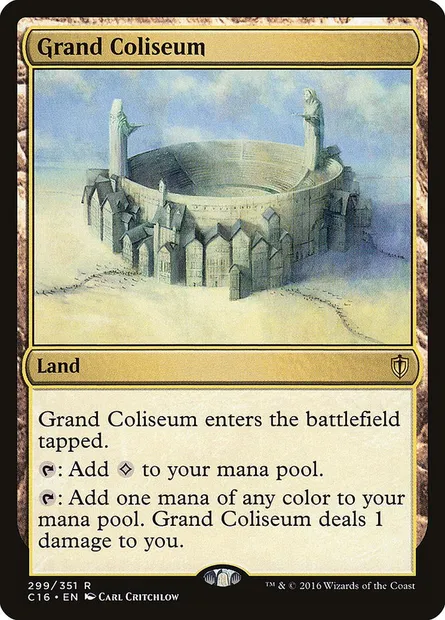 Grand Coliseum, Magic card C16 299 — Commander 2016 set