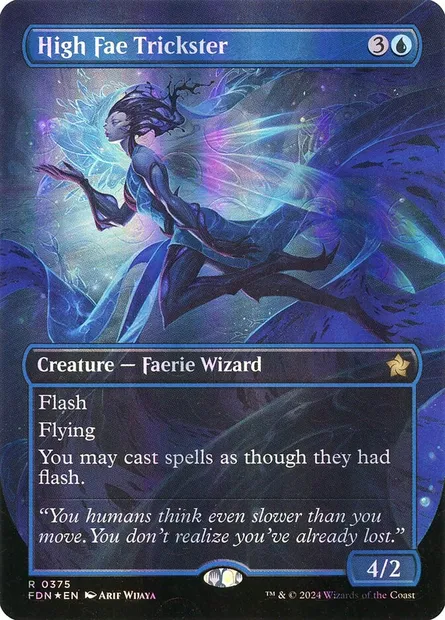 High Fae Trickster, Magic card FDN 375 — Foundations set