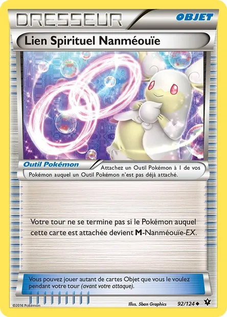 Lien Spirituel Nanméouïe, carte Pokémon FCO 92 — extension Impact des Destins