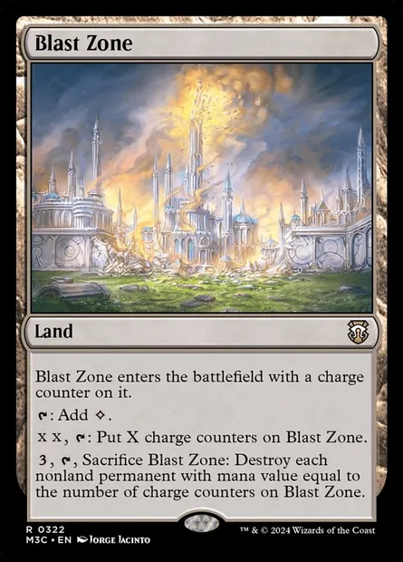 Blast Zone, Magic card M3C 322 — Modern Horizons 3 Commander set
