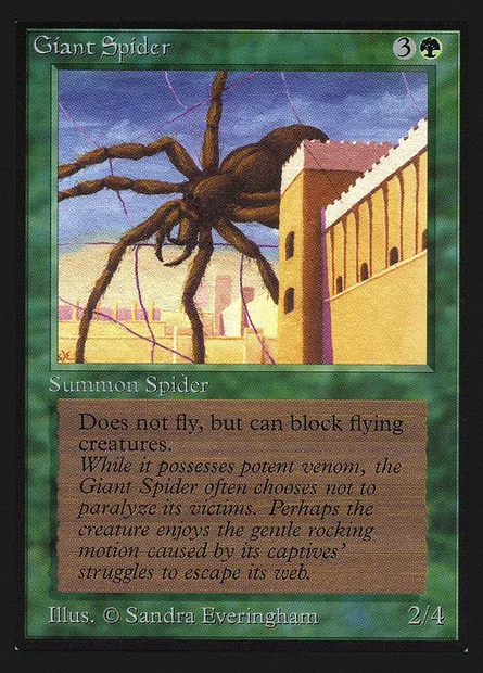 Giant Spider, Magic card CED 199 — Collectors' Edition set
