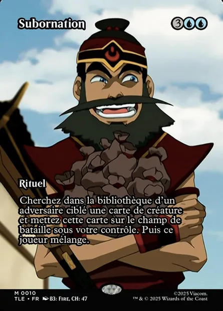 Subornation, carte Magic TLE 10 — extension Avatar: The Last Airbender Eternal