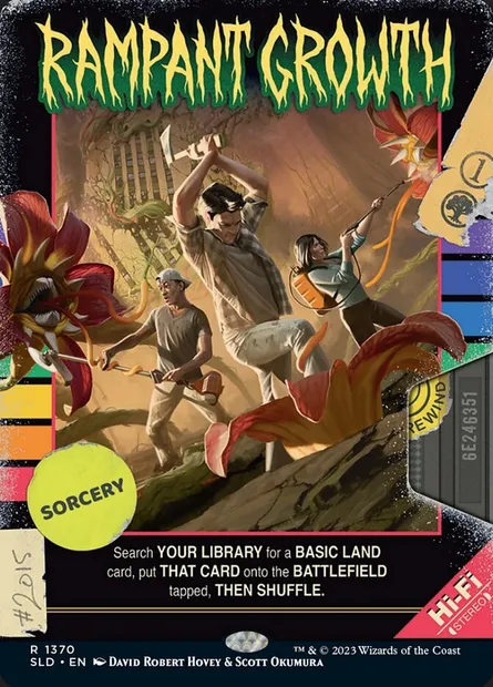 Croissance luxuriante, carte Magic SLD 1370 — extension Secret Lair Drop