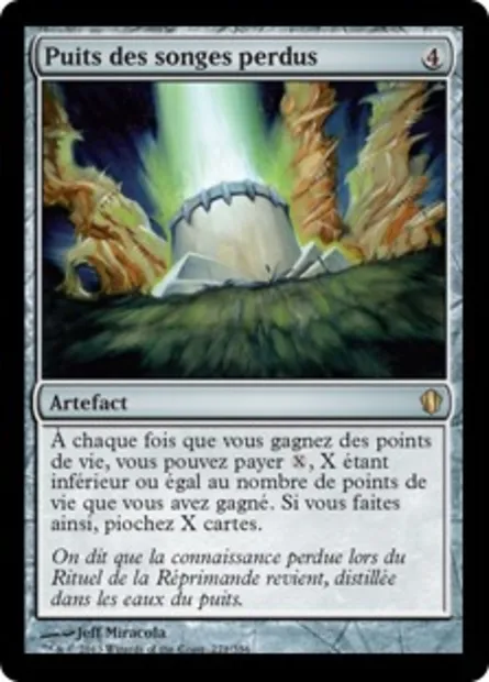 Puits des songes perdus, carte Magic C13 271 — extension Commander 2013