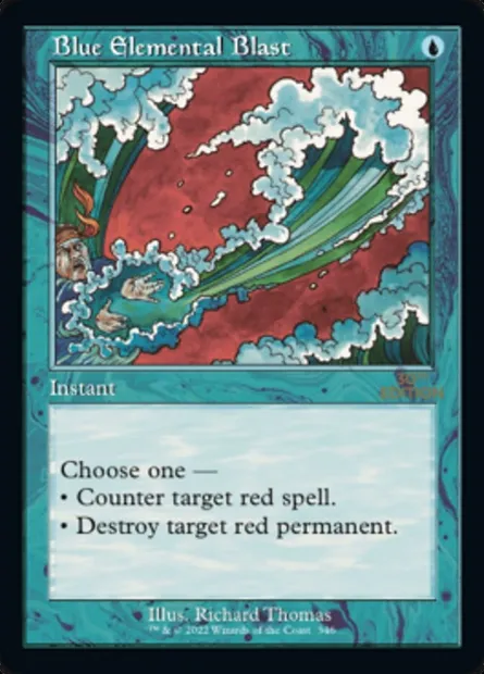 Blue Elemental Blast, Magic card 30A 346 — 30th Anniversary Edition set