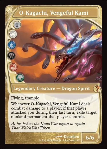 O-Kagachi, Vengeful Kami, Magic card MB2 138 — Mystery Booster 2 set