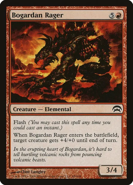 Furie du Bogardân, carte Magic HOP 49 — extension Planechase