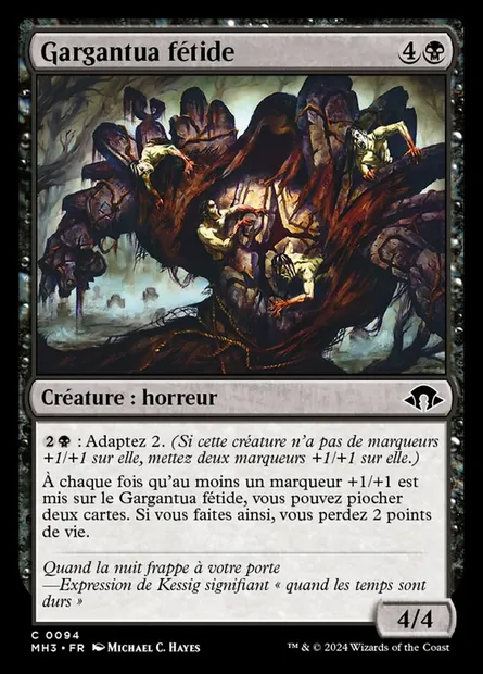 Gargantua fétide, carte Magic MH3 94 — extension Modern Horizons 3