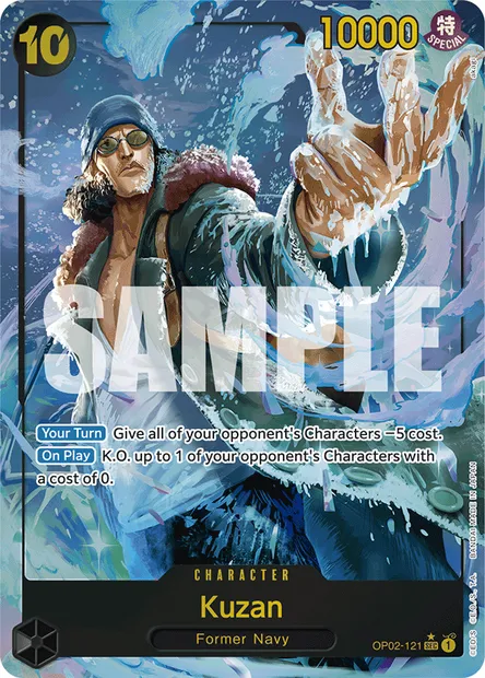 Kuzan, carte One Piece OP02-121 — extension PARAMOUNT WAR