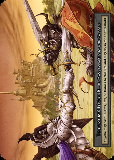 Tournament Grounds, Sorcery card ATH 219 — Arthurian Legends set