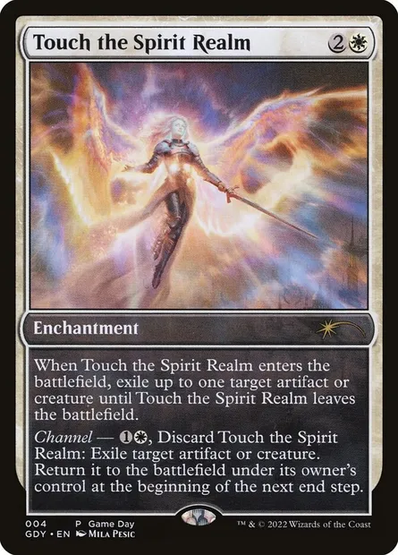 Touch the Spirit Realm, Magic card GDY 4 — Game Day Promos set