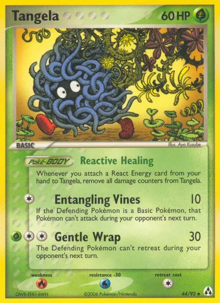 Tangela, Pokémon card LM 44 — Legend Maker set