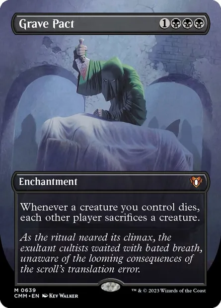 Grave Pact, Magic card CMM 639 — Commander Masters set
