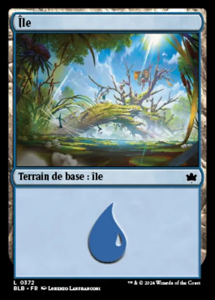Île, carte Magic BLB 372 — extension Bloomburrow