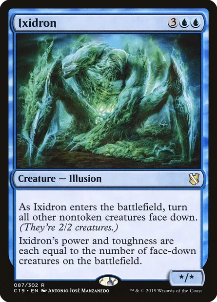 Ixidron, Magic card C19 87 — Commander 2019 set
