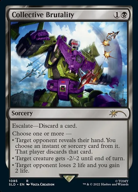 Collective Brutality, Magic card SLD 1085 — Secret Lair Drop set