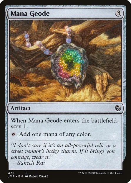 Mana Geode, Magic card JMP 472 — Jumpstart set