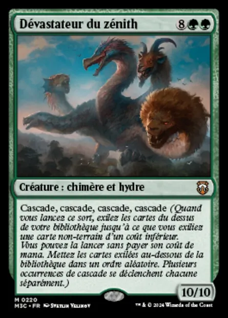 Dévastateur du zénith, carte Magic M3C 220 — extension Modern Horizons 3 Commander