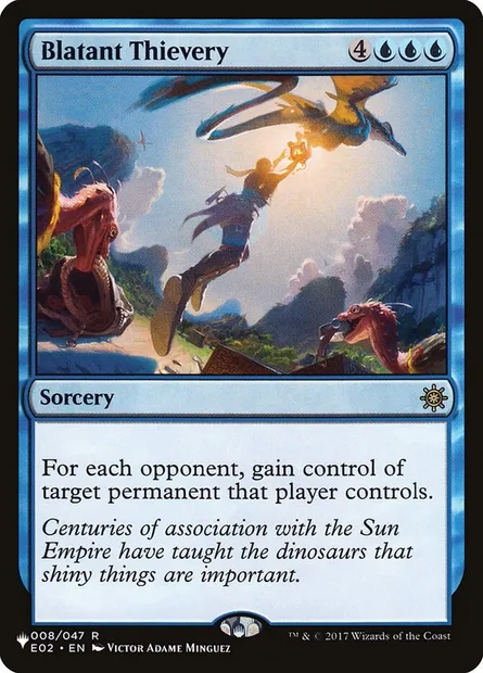 Vol éhonté, carte Magic PLST E02-8 — extension The List