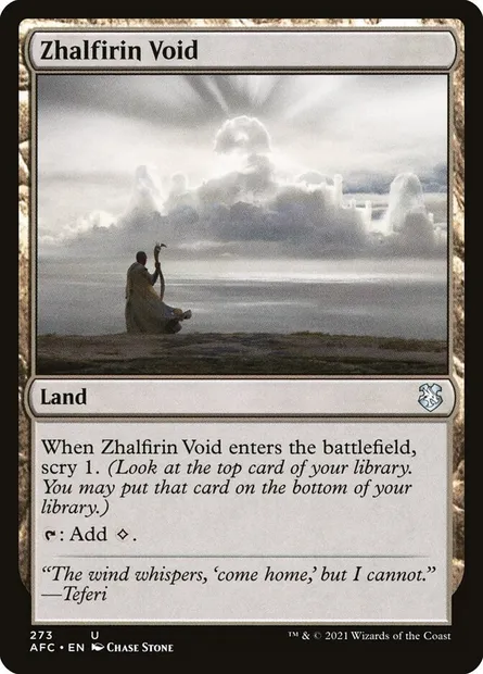 Zhalfirin Void, Magic card AFC 273 — Forgotten Realms Commander set