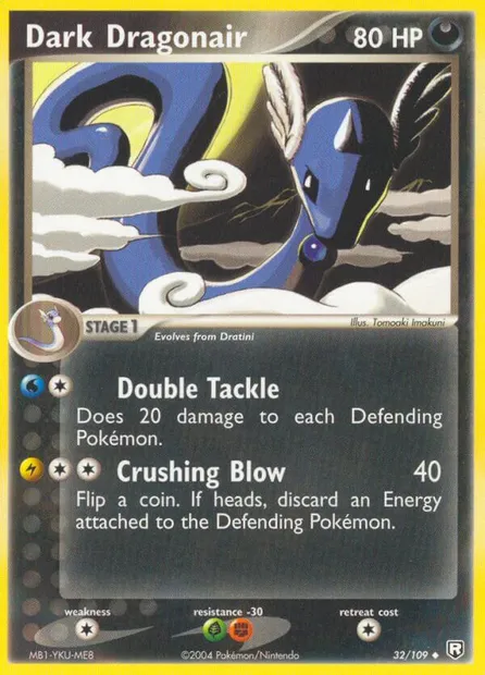 Draco obscur, carte Pokémon TRR 32 — extension Team Rocket Returns