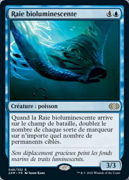 Raie bioluminescente, carte Magic 2XM 48 — extension Double Masters