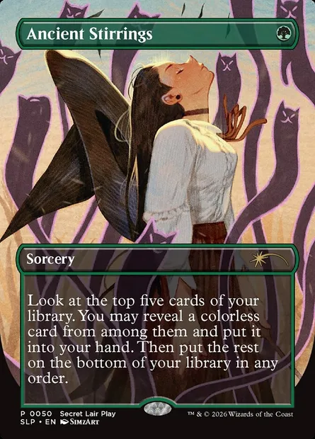 Ancient Stirrings, Magic card SLP 50 — Secret Lair Promo set