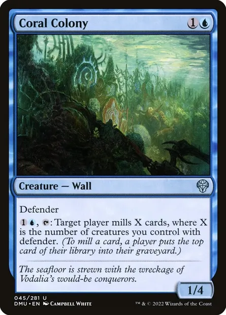 Coral Colony, Magic card DMU 45 — Dominaria United set