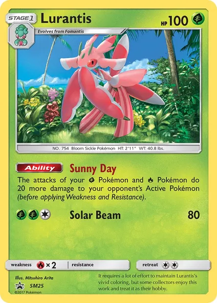 Lurantis, Pokémon card SM 25 — SM Black Star Promos set