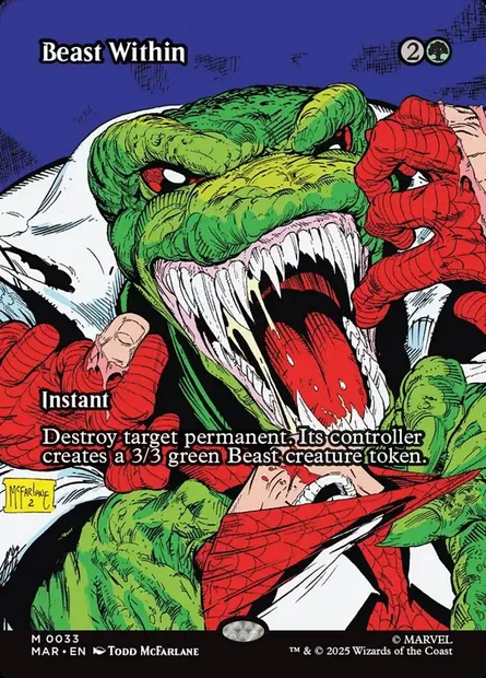 Beast Within, Magic card MAR 33 — Marvel Universe set