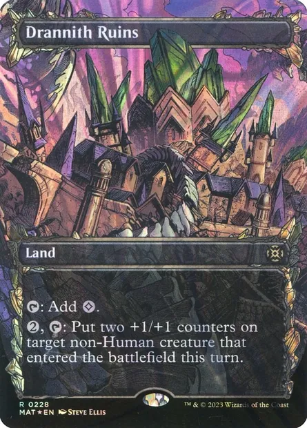 Drannith Ruins, Magic card MAT 228 — March of the Machine: The Aftermath set