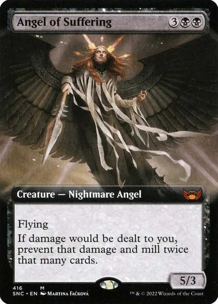 Angel of Suffering, Magic card SNC 416 — Streets of New Capenna set