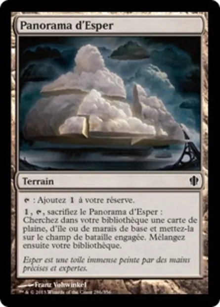 Panorama d'Esper, carte Magic C13 286 — extension Commander 2013