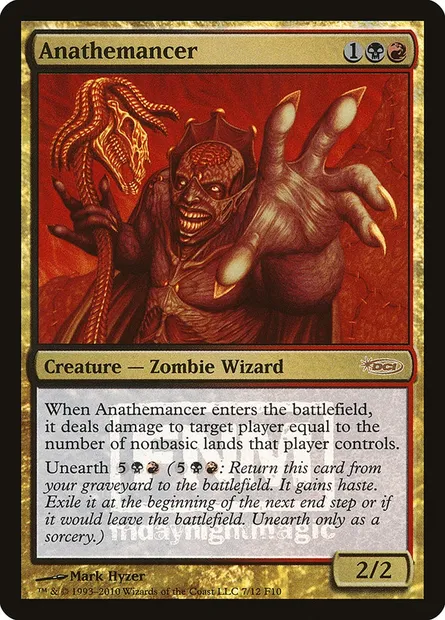 Anathemancer, Magic card F10 7 — Friday Night Magic 2010 set