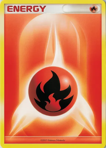 Énergie Feu, carte Pokémon LGP 2007-3 — extension League Promos