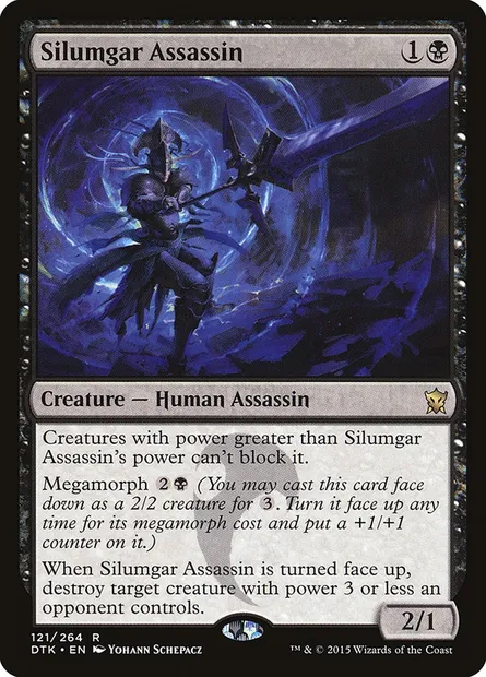 Silumgar Assassin, Magic card DTK 121 — Dragons of Tarkir set