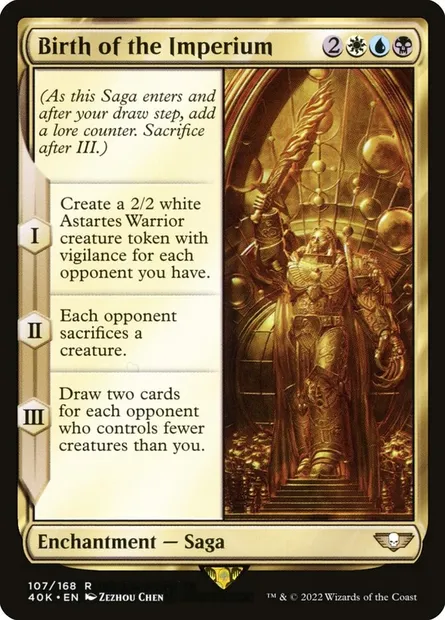 Birth of the Imperium, Magic card 40K 107 — Warhammer 40,000 Commander set