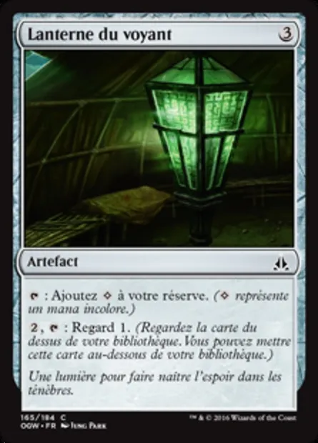 Lanterne du voyant, carte Magic OGW 165 — extension Le serment des Sentinelles