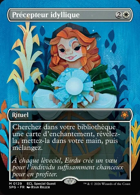 Précepteur idyllique, carte Magic SPG 129 — extension Special Guests