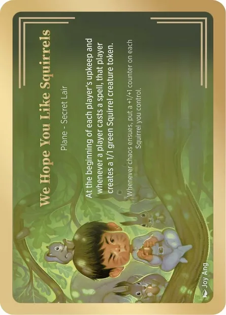 We Hope You Like Squirrels, carte Magic PSSC 10 — extension Secret Lair Showcase Planes