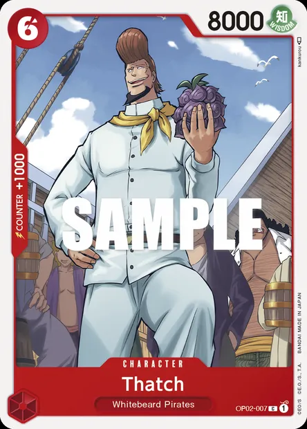 Thatch, carte One Piece OP02-007 — extension PARAMOUNT WAR